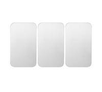 MOBUTOFU 3pcs Aluminum Small Pet Cooling Plates for Hedgehogs and Guinea Pigs, Reusable Hamster Bed Heat Reduction Feature, Lightweight Cooling Platform for Summer and Pet Homes