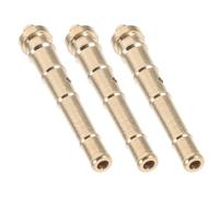 MOBUTOFU 3pcs Copper Ship Model Cannons for Classical Sailing Models, Golden Miniature Barrel Accessories High Fidelity Design and Versatility, for Office Desk or Tabletop Collectibles
