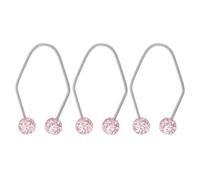 MOBUTOFU 3pcs Dimples Trainer for Cheeks Lightweight Facial Exerciser with Stainless Steel and Artificial Pearl Material Effective Dimple Creation Tool for Women