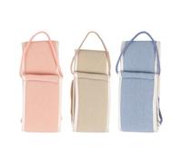 MOBUTOFU 3pcs Exfoliating Back Scrubber with Synthetic Material, Portable Bath Back-pulling Towel for Travel and Business Trip Use, Stress Effect Random Color