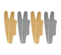 MOBUTOFU 4 Pairs Bear Modeling Anti-Skid Heel Cushion Pads with Breathable Flocking Material and Excellent Cushioning Performance, Replaceable Heel Stickers for Running and Outdoors Use