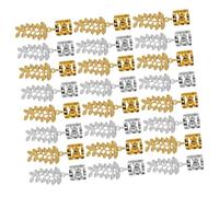 MOBUTOFU 40pcs Leaf Metal Clip Hair Jewelry for Braids Silver Hair Charms for Women for Women