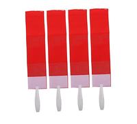 MOBUTOFU 4pcs Armband Arm Bands Adult Elastic Captains Sports Arm Bands Football Soccer Adjustable Captain Football Player Nylon Red
