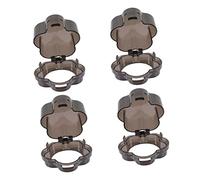 MOBUTOFU 4pcs Gas Stove Knob Covers Child Safety Guards Plastic Oven Knob Guards and Reduce Fire Risk for Kitchen Safety