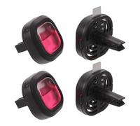 MOBUTOFU 4pcs Honey Peach Car Air Freshener Vent Clips Natural Essential Oil Scent for Men Women Fruity Fragrance for Vehicle Interior Fit Day Freshness