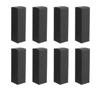 MOBUTOFU 50 Pieces Lip Gloss Box Lipstick Box Oil Bottle Container Paper Material Black Color Elegant Charming Design Protect Lip Balm Protect Lipstick for Travel and Salon Decoration