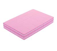 MOBUTOFU 50pcs Pink Nail Buffer Blocks Sponge Nail File Tool for Smoothing and Abrasion Resistance for Manicure and Travel Use by Experts and Learners
