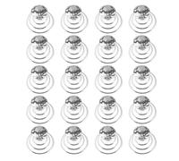 MOBUTOFU 50pcs Rhinestone Spiral Hair Clips with Crystal Metal Base Sparkly Twisted Bun Hairpins for Wedding Bridal Prom Party Vintage Style Secure Grip Hair Jewelry for Women