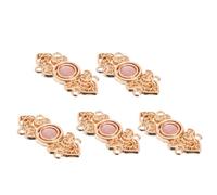 MOBUTOFU 5pcs Clothes Cloak Cardigan Collar Clasps Shawl Clip Vintage Zinc Alloy Smooth Surface Not Easy to Deform Elegant Accessories for Cosplay Parties