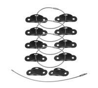 MOBUTOFU 5sets Proofing Furniture Anchors Tip Wall Fixing Straps for Cabinets Bookcases and Tv Stands Easy Installation Hardware Materials