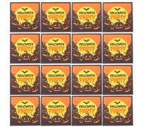 MOBUTOFU 60pcs Halloween Napkins with Pumpkin and Bat Design, Disposable Paper Napkins Featuring High Absorbency and Three-Layer Embossed Structure, for Bar Events and Cocktail Parties
