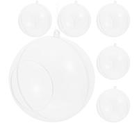 MOBUTOFU 6pcs Acrylic Globe Hanging Planters for Succulents and Flowers, Succulent Vase Hanger Provides Plenty of Air for Healthy Growth, for Office Tabletops and Wedding Decor