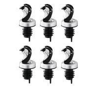 MOBUTOFU 6Pcs Automatic Flip Nozzle Soy Sauce Dispenser Bottle Stoppers Leak-Proof Pourers for Oil Oil Bottle Dispensers for Family Gatherings