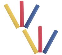 MOBUTOFU 6pcs Foam Grip Tubes for Cutlery and Pencils Non-slip Soft Foam Handle Covers to Boost Friction and Grip Strength for Tool Use and Writing Assistance