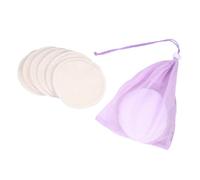 MOBUTOFU 6pcs Set Anti-galactorrhea Breastfeeding Pads Washable Leakproof Bra Inserts for Mums Bamboo Fiber Ultra Absorbent Nursing Protection