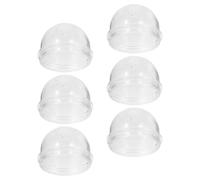 MOBUTOFU 6pcs Universal Fit Plastic Hamster Cage Tube Stoppers for Dwarf Hamster and Small Animals, Lightweight Portable End Caps Suitable for Outdoor Use and Traveling in Pet Tunnels