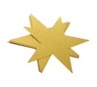 MOBUTOFU 80PCS Glitter Star Cutouts for Crafts and School Chalkboard Decor Shiny Five Pointed Paper Stars for Bulletin Boards DIY Party Decorations and Motivational Reward Charts