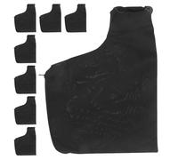MOBUTOFU 8pcs Black Dust Collector Bags for 255 Model Miter Saw and Planer, Efficient Dust Collection with Zipper and Adjustable Wired Bracket, Sturdy Cloth and Iron Material for Cutting