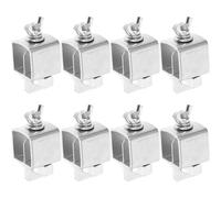 MOBUTOFU 8pcs Butt Welding Clamps for Panel Alignment and Automotive Applications, Carbon Steel Weld Sheet Metal Clamps Versatile Usage and Easy to Use Design
