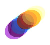 MOBUTOFU 8pcs Color Filter Sheets Overlays 3.94 Inches Self Adhesive Warm Light Correction Gel Discs Lighting Color Correction Film for Downlight and DJ Event Atmosphere