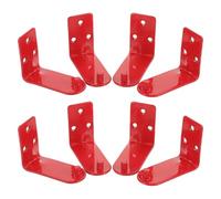 MOBUTOFU 8pcs Fire Extinguisher Wall Hooks Set with Iron and Plastic Material, Wall Mounted Design Compatible with Fire Extinguishers with Valve Slots for Domestic Safety