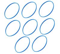 MOBUTOFU 8pcs Microphone Grille Replacement Rings for 87a Wired Mic | Rubber Construction, Finish, Easy Installation, Stable Fit for Live Performances and Studio Recordings
