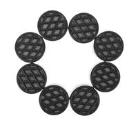 MOBUTOFU 8pcs Round Cigar Humidifiers 38mm Black Small Cigar Humidifier Humidity Control Abs and Flower Mud Material Universal Fit for Home Setups and Cabinet