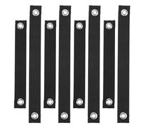 MOBUTOFU 8pcs TV Safety Straps for Flat Screen, No-Drill TV Anchors for Baby Proofing, 0.79" Anti-Tip Furniture Earthquake Straps, 7.87" & 5.91" Length