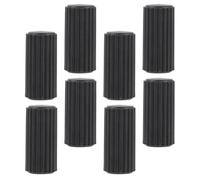 MOBUTOFU 8Pcs Wheelchair Brake End Grips with Side Screw Fasteners for Enhanced Safety Mobility Scooter Replacement Parts for Heavy Reclining Chairs