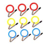 MOBUTOFU 9pcs Preschool Walking Rope with Wrist Reins, Plastic Grip, Reusable Child Leash for Daycare Classes and Institutions, Comfortable Safety Harness for Boys and Girls
