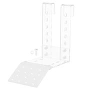MOBUTOFU Acrylic Terrapin Basking Platform for Small Reptiles and Frogs, Pet Turtle Supplies Featuring a Basking Ramp and Climbing Island, Fish Tank Decoration to Increase Turtle Exercise