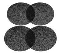 MOBUTOFU Activated Carbon Filter Pads 4Pcs 7.25 Inch Round Discs for Kitchen Compost Bin Odor Control and Easy Maintenance Replacement Filters for Indoor Composting