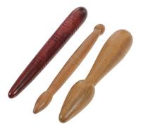 MOBUTOFU Acupoint Sticks for Relaxing 3pcs Wooden Natural Wood Material, Whole Body Massage Tool to Promote for Feet and Arms While Listening to Music Or Watching Tv