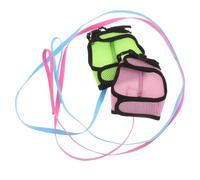 MOBUTOFU Adjustable Small Pet Harness and Leash Set Breathable Mesh Material 2pcs Portable Design for Chinchilla and Hamster for Daily Use and Exercise