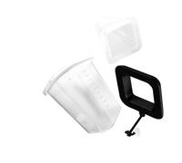 MOBUTOFU Aquarium Fish Tank Ring Feeder with Abs Material and Sucker Attachment Floating Water Plant Buoyancy Circle Feeding Cup for Blood Worms and Fish