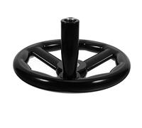 MOBUTOFU Bakelite 3-spoke Hand Wheel Milling Machine Hand Wheel Lathe Accessory with Revolving Handle Reliable Performance Easy Installation for Mechanical Applications