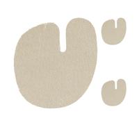 MOBUTOFU Ball of Foot Cushion Inserts 3 Pairs Leather for Flip-Flops, Invisible Adhesive Forefoot Pads with Anti-Skid Feature, for Women’S Sandals and Outdoor Activities