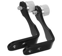 MOBUTOFU Binocular Adapter and Telescope Enhanced Stability with 2pcs Black Iron Versatile Use Unique Shaped Sleek Tripod Mount Holder for Single Telescope for Outdoor Observation