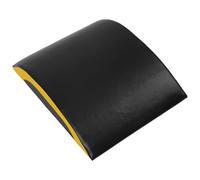 MOBUTOFU Black Sit up Support Mat with High Strength Pvc and Nonslip Epe Foam Material, for On-the-go Workouts and Planks, Sturdy Exercise Pad for Effective Abdominal Training