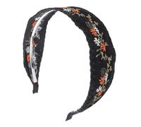 MOBUTOFU Bohemia Style Crochet Headband for Women Elegant Embroidery and Adjustable Metal Design, for Dancing Party or Photo Prop, Offering Stylish and Decorative Female Hair Decor Delicate