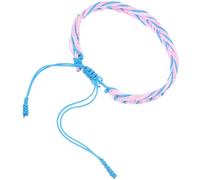MOBUTOFU Braided Rainbow Lgbt Pride Friendship Bracelet Adjustable Wristband for Transgender and Bisexual Pride Events Unisex Hand-Woven Jewellery