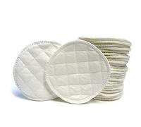 MOBUTOFU Breast Pads 12pcs Reusable Washable Cotton Nursing Pads Leakproof Bra Inserts for Breastfeeding Mothers with Breathable Eco-Friendly Material