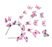 MOBUTOFU Butterfly Lightweight and Chic Comfortable to Wear Headband with Decorative Design Fascinator Hair Accessory for Cosplay and Photo Sessions