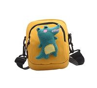 MOBUTOFU Canvas Tote Bag Dinosaur Design Women's Small Handbags Crossbody Shoulder Bag Lady Purse Mini