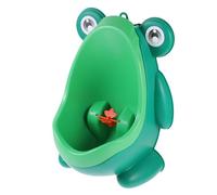 MOBUTOFU Cartoon Frog Boy Pee Potty Lightweight Standing Urinal Training Tool for Wall Hanging PP Material Portable Potty for Boys