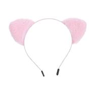 MOBUTOFU Cat Ears Hairband for Washing Face Animal Ears Headband for Skincare and Makeup Charming Design for Spa and Themed Parties Keeps Hair Neatly Pulled Back