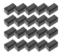 MOBUTOFU Chair Leg Floor Protectors 20 Pcs Rubber Covers for Furniture and Table Legs Suitable for Dining and Office Chairs