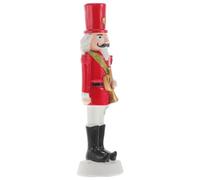 MOBUTOFU Christmas Red Ornament Wood Nutcracker Figurine Soldier