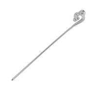 MOBUTOFU Cigar Airflow Adjustment Tool 6" Metal Alloy Needle for Blockage Clearing Silver Smoking Accessory for Cigar Users
