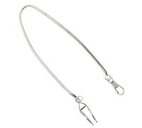 MOBUTOFU Clip Pocket Watch Chain Silver Snake Metal Alloy Pendant for Men Casual or Formal Use